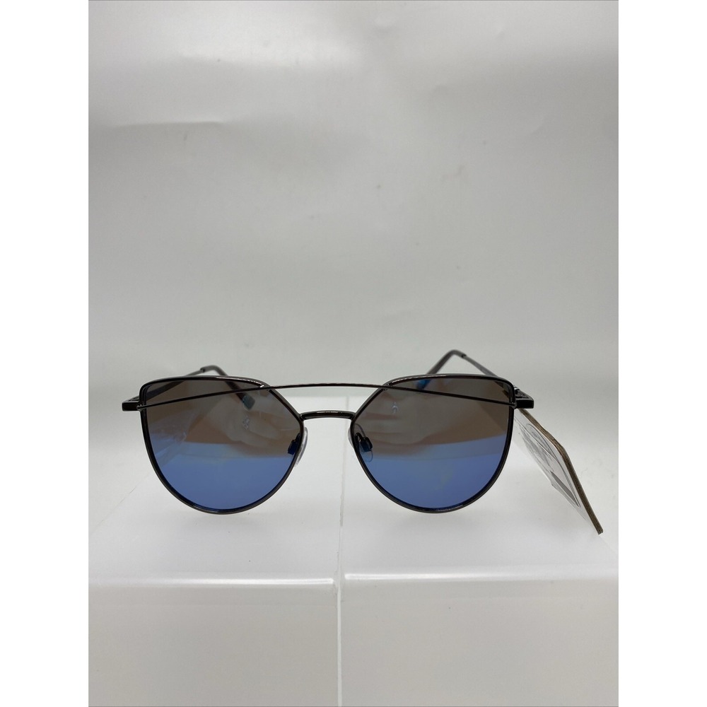 CaliBlue Aviator Sunglasses Black UVA-UVB Protection Cat Eye Lens NEW 3380